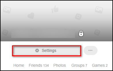 Кнопка Settings
